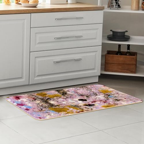 Tapete de cocina lavable VAPOKF pack de 2 alfombras antideslizantes 7