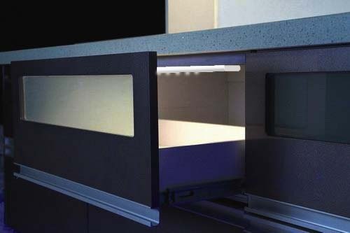 Battery-Operated LED Cabinet, Drawer and Under-Cabinet Light with Motion-Sensor Function, with Auto Timer Feature