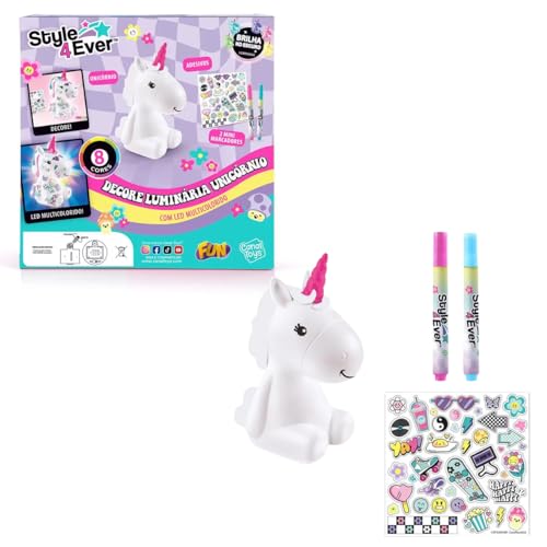 Fun - Decore seu Unicórnio Glow In The Dark Médio