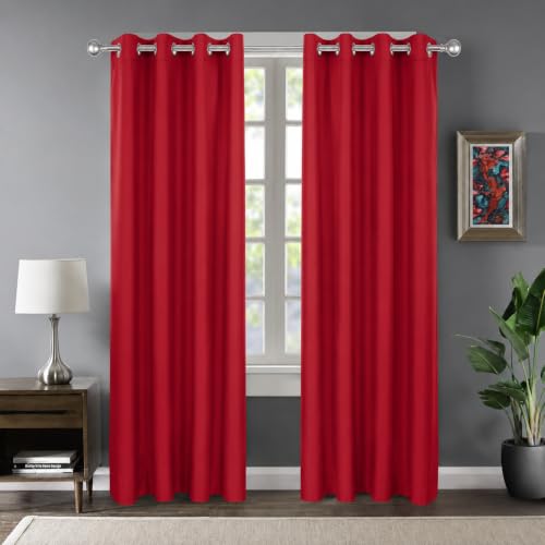 Image of THE LINEN COMPANY Canvas Cotton Long Door Curtains with Steel Eyelet for Living Room /Dining Hall /Hotel /Farm House 1 Pcs Set (4.5ft x 9 ft, Sea Green)