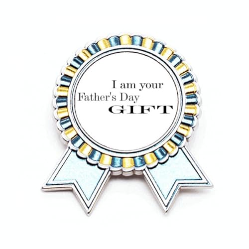 Broche avec citation Dad unique en métal M pour célébrer la fête des pères