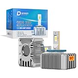 LUDUN D5S Xenon Brenner 12V 60W–Anti-UV 6000K Weiß D5S Lampe mit Zulassung – OEM-Ersatz Scheinwerferlampe–Plug & Play PK32d-7–2 Stück