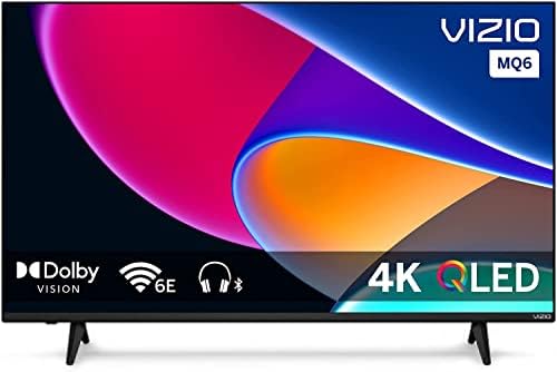VIZIO 43-inch MQ6 Series 4K QLED HDR Smart TV w/Dolby Vision, WiFi 6E, Bluetooth Headphone Capable, AMD FreeSync & Alexa Compatibility, M43Q6M-K04, 2023 Model (Renewed)