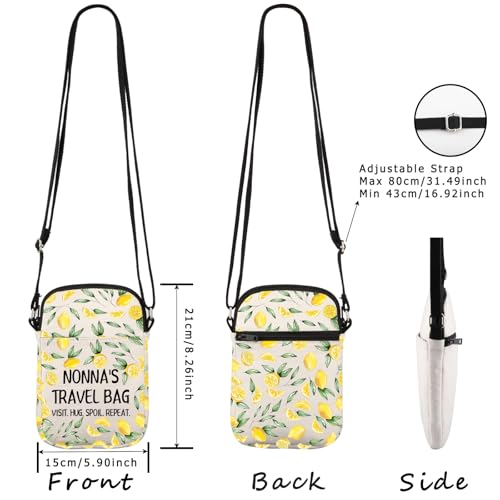 WCGXKO Nonna Crossbody Bag Nonna Birthday Gift Nonna Gift Mother’s Day Gift for Nonna Grandma2