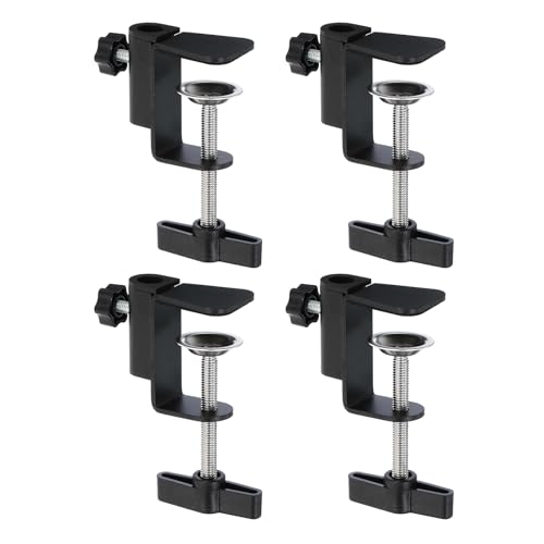 PATIKIL 0.47�C���`���a �f�X�N�pC�N�����v 4�Z�b�g �}�C�N�A�[��/�e�[�u�������v�z���_�[�p �����l�W�t�����j�o�[�T���N�����v�x�[�X �u �� �b�N