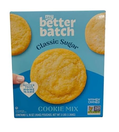 My Betterr-Batch Classic Sugar Cookie Mix Contain 16OZ Pouches, 3