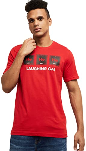 Image of Max Men Printed Crew Neck T-Shirt