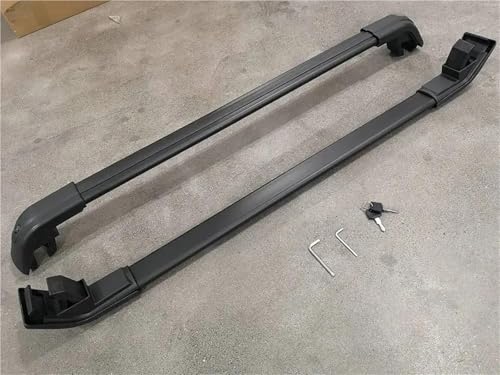 Barras de techo para Mercedes GLC X254 2023-2025 portaequipajes con cerradura para viajes de aventura 4