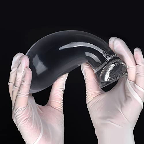 Orirya アナルプラグ アナル開発 柔らかい TPE製 透明 卵の形 アナルグッズ アナルストッパー 女性用 アダルトグッズ 男性用 あなるプラグ smグッズ あなるぷらぐ 初心者 上級者向け アナル責め S+M - 画像4