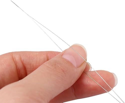 Miniatura 4 de Agujas giratorias de cuentas de acero inoxidable, agujas de cuentas finas, fabricación de joyas, agujas curvadas para cuentas giratorias (3 piezas A)