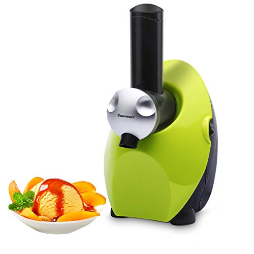 Homemade Frozen Fruit Yogurt Dessert Maker, Automatic Healthy Ice Cream Maker Electric Machine, Sweet Treat Smoothie Sorbet Maker Blender by Excelvan (Green)