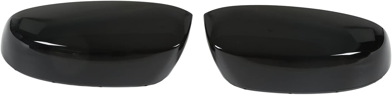 Door Mirror Cap, 1 Pair ABS Side View Mirror Cover Compatible with Chevrolet Avalanche Silverado Suburban, Exterior Rearview Mirror Housing Trim Replacement
