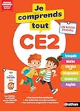 programme france 2  Je Comprends Tout CE2 - Tout le programme de CE2 : Français, Maths, Histoire-Géographie, Sciences, Anglais avec corrigés et guide parents
