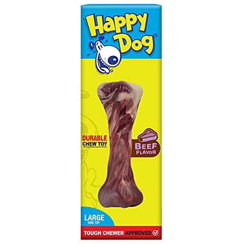 Happy Dog Tough Chew Toy For Dogs Beef Flavor Large #TOP3