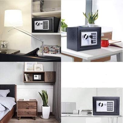 "Secure Your Valuables with Dotpot's Colorful Electronic Safe for Home and Office - Order Now!"