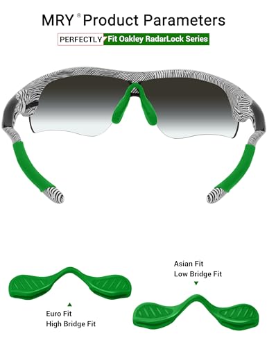 Image of Mryok Replacement Earsocks Nosepieces Kits for Oakley RadarLock Path /RadarLock XL /RadarLock Edge /RadarLock Pitch - Options