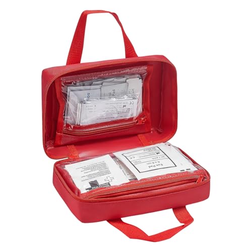 VEVOR First Aid Kit, 500 Pieces, 600D Nylon Large Survival First Aid Bag, Emergency Medical Supplies, for Home, Car, Office, Travel, Camping, Truck, Hiking, Sports, Vehicle and Outdoor Emergencies