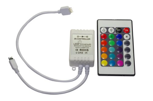 24 Tasten IR Fernbedienung Controller für RGB LED Streifen