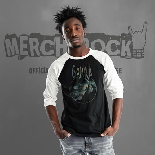 Gojira Men's Sea Creature Raglan T-Shirt Black | Officially Licensed Merchandise2