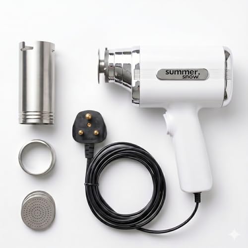 Image of Summer Snow Electric Idiyappam & Snack Maker - Corded Power- No Battery - 9-in-1 Churros, String Hopper, Murukk, Sev, Farsan & Pasta Press, Potato Ricer