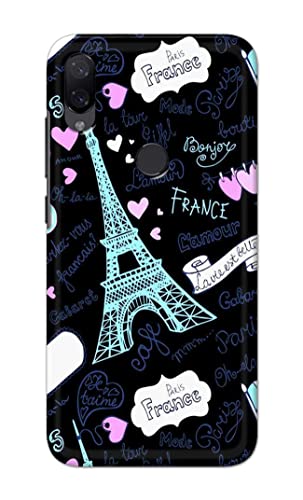 Image of PRINTFIDAA Lovers Famous Place Eiffel Tower in Paris Printed Designer Hard Back Case Cover for Xiaomi Mi Play -(TY) MVN1003
