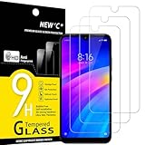 NEW'C 3 Stück für Xiaomi Redmi 7, Redmi Y3 für Panzerglas, Frei von Kratzern, 9H Festigkeit, HD Bildschirmschutzfolie, 0.33mm Ultra-klar, Ultrawiderstandsfähig