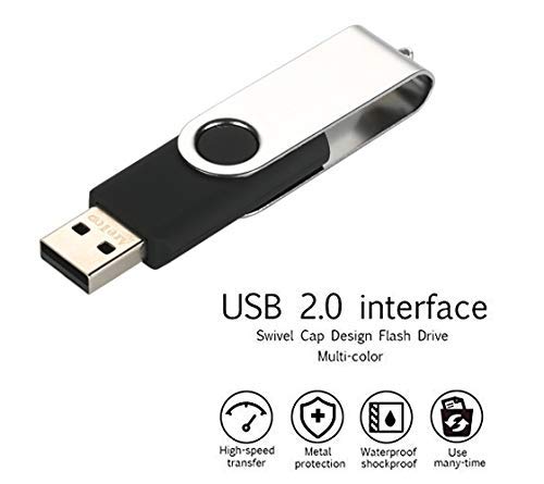 Aretop ®, 5 pezzi, motivo: chiave USB rotante 1%