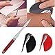 Brieföffner,Letter Opener Metall,3pcs Kuvertöffner Slitter,Tragbar Kartonöffner,Mini Box Cutter,Metall Brieföffner Messer,Briefumschlagöffner Messer,Letter Opener,Für Pappe, Papier, Schachtel