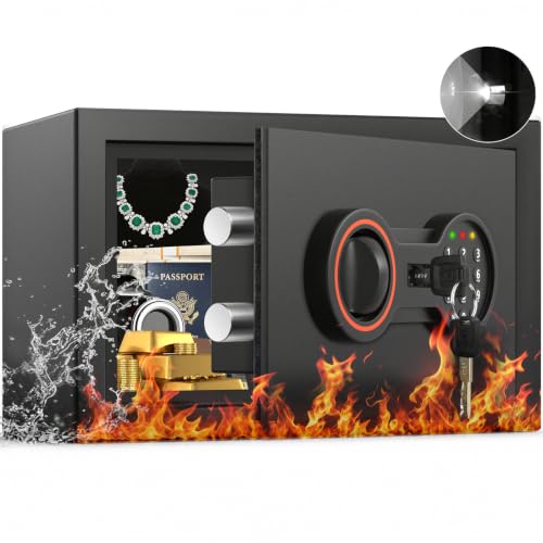 0.5 Cu Ft Fireproof Safe with Alarm