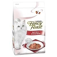 FANCY FEAST Adult Dry Cat Food Beef, Salmon and Cheese 1.4kg