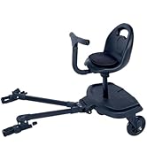kilogorge ベビーカーステップ 【保育士が監修】ベビーカーボード 二人乗りベビーカー 子供用 補助ペダル 手すり付きシート、 座席 取り外し可能 取り付け簡単 2〜6歳の子供に適用 (日...