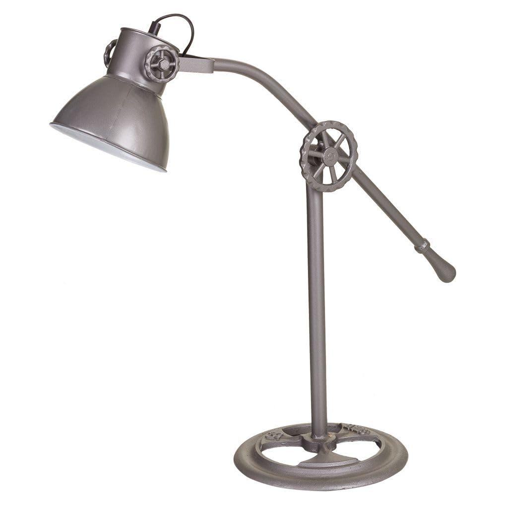 Lampadaire en métal avec tête orientable et éclairage ciblé haute précision