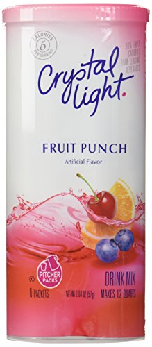 Crystal Light Fruit Punch Drink Mix (12-Quart), 2.04-Ounce Packages (Pack of 6)