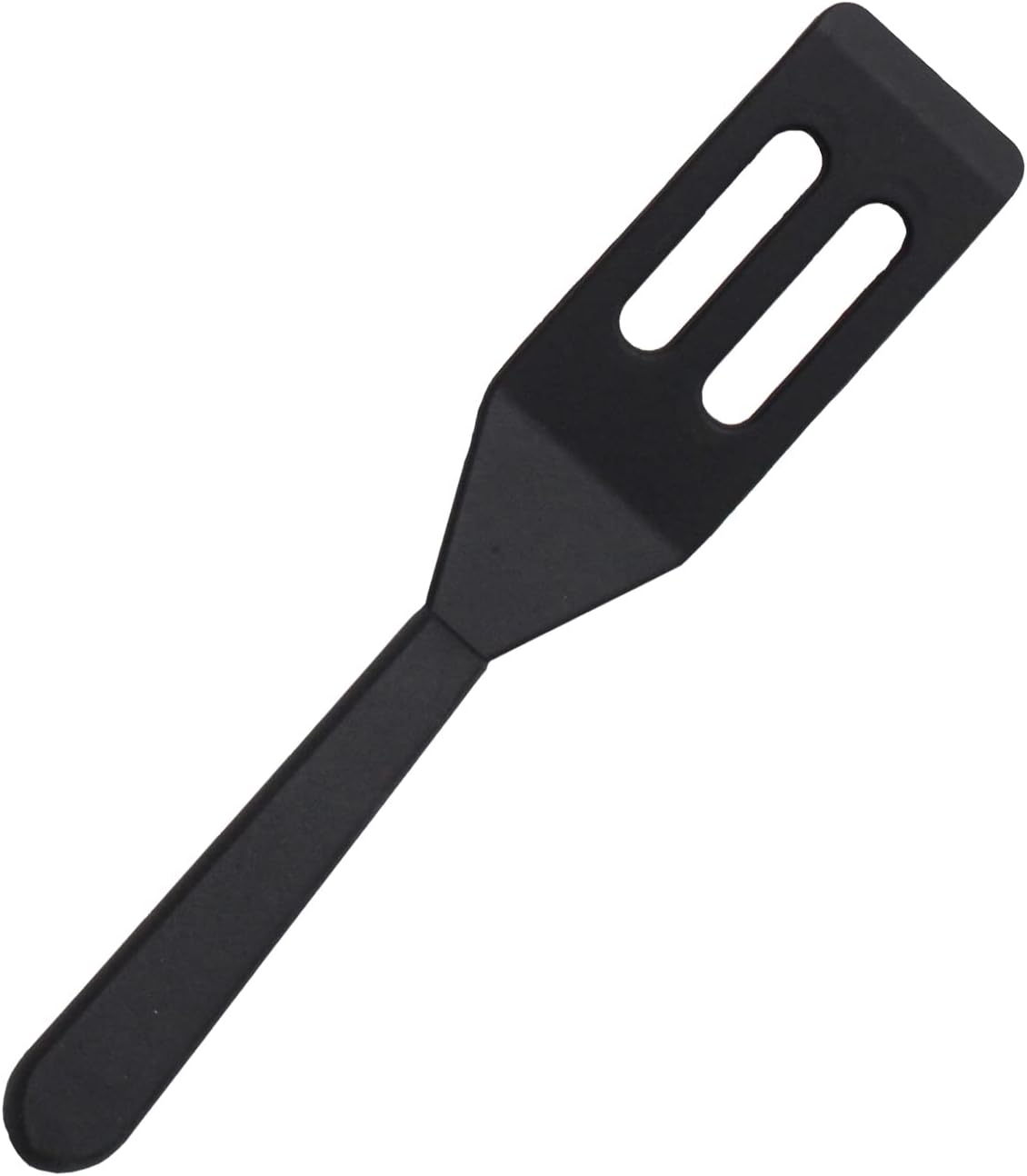 1pcs Mini Brownie Serving Spatula,Cookie Spatula SlottedSpatula,Flexible Nonstick Silicone Serve Turner Heat-Resistant,Use for Flip Egg in Small Frying Pan Cookie Batter Cookware Cooking Baking