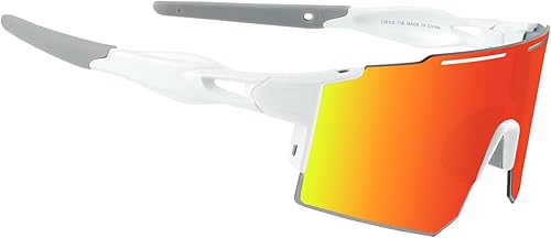 Vista 65 de OULAIQI Cycling Sunglasses Polarized Sunglasses for Cycling Men Women with 1 Lens or 3 Interchangeable Lens Baseball Glasses