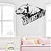 Patrol Dogs Wall Sticker Angry Dog Decal Garage Decor Phrase Quotes Get Lost Now Stickers Personailzed Animals Mural 42x56cm