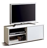 Mesa o módulo bajo de TV fabricada con paneles superior e inferior de 22mm de grosor pensados para darte mayor durabilidad y resistencia de pesos.
