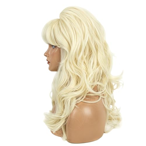 Image of H&Bwig 60s Retro Beehive Wigs for Women 70s Classic Style Cosplay Wig (long-Blonde)