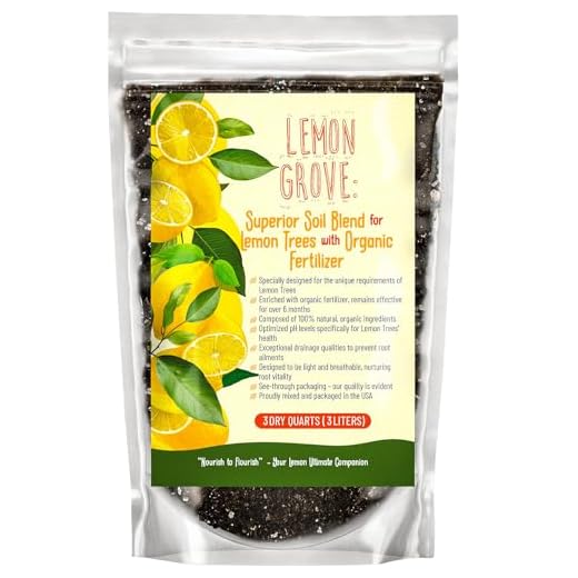 GARDENWISE Organic Lemon Tree Soil – Citrus Potting Mix with Organic Fertilizer – Ideal for Potted Lemon Trees, Meyer Lemons & Citrus Plants – Chunky, Indoor & Outdoor (3 QUARTS)