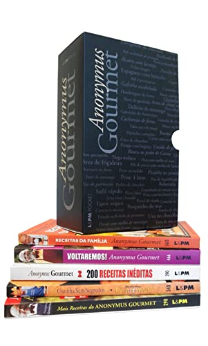 Caixa especial anonymus gourmet – 5 volumes:
