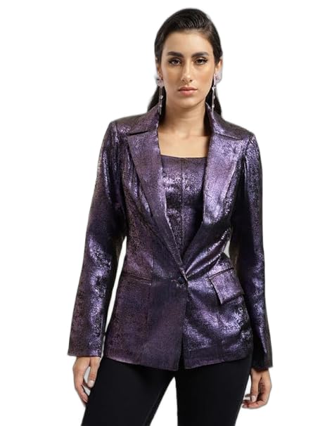 elegantti Women's Sculptor?s Embrace: Tailored Elegance Blazer || Open Front Single Breasted Relaxed Fit Shawl Collar || Full Sleeve Blazer Suit || Blazer for Women and Girls || Formal Balzer-picture-53