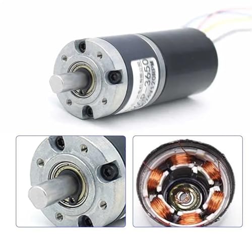 Motor planetario de 36mm con eje de 8mm y soporte que elimina el desgaste mecánico 2