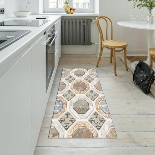 Alfombra pasillo 70 x 300 cm lavable larga para dormitorio hogar 5