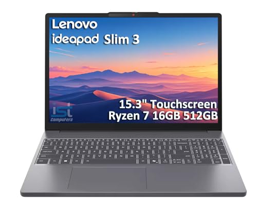 Lenovo IdeaPad Slim 5i �^�b�`�X�N���[���m�[�g�p�\�R��(16�C���` FHD+�AIntel Core 7 240H (> i7-13620H)�A16GB DDR5�A512GB SSD ����A�r�W�l�X�A�w�Z�A1080p IR�E�F�u�J�����A