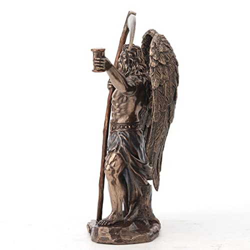 Escultura de Cronos Dios Griego del Tiempo en Resina y Bronce 18.4 cm miniatura 5