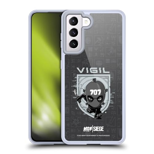 Coque antichoc Samsung S21 5G Vigil Rainbow Six résolvant les chutes