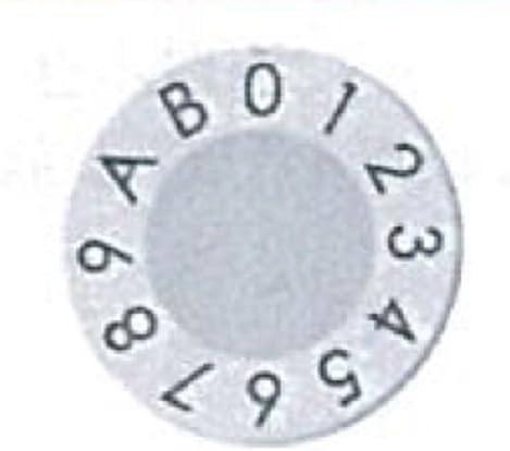 nasuta Silent Large Dial Lock Vertical Notebook Gathering Post 受箱 Padlock White MPK – 21 – T – W 1 Pcs