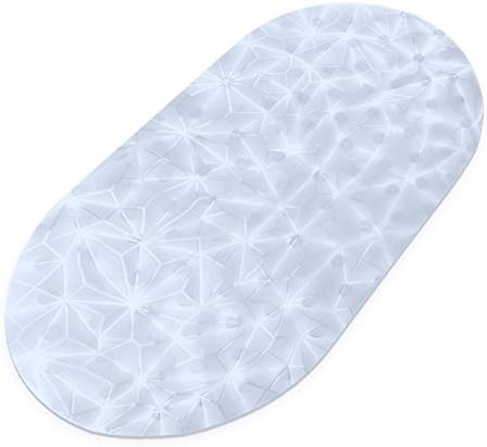 WIMAHA Non-Slip Bathtub Mats Extra Long Tub Mat Machine Washable Shower Mat for Bathroom Mildew Resistant Anti-Bacterial, 39L x 16W Teal Bath Mat