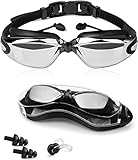 UV-SCHUTZ: Die Schwimmbrille für Erwachsene ist mit einem UV-Schutz versehen. Diese Schwimmbrille ist robust, rissfest und bietet UV-Schutz. Sie schützt Ihre Augen vor schädlichen UV-Strahlen und reduziert hervorragend die Blendwirkung. Schwimmbrillen für Männer sorgen dafür, dass Sie Ihre Schwimmzeit genießen können.