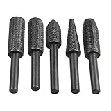 Photo Gallery gdfnmogo - set di 5 lime rotanti in lega di acciaio temprato, con gambo da 6 mm, forme assortite per smerigliatura, sbavatura, alesatura e rimozione ruggine su legno, metallo morbido Photo Gallery gdfnmogo - set di 5 lime rotanti in lega di acciaio temprato, con gambo da 6 mm, forme assortite per smerigliatura, sbavatura, alesatura e rimozione ruggine su legno, metallo morbido